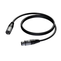Procab CAB901, mikrofonkabel, 0,5m XLR Han-XLR Hun-0.50m
